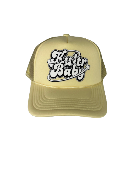 Banana Cream "KB" Trucker Hat